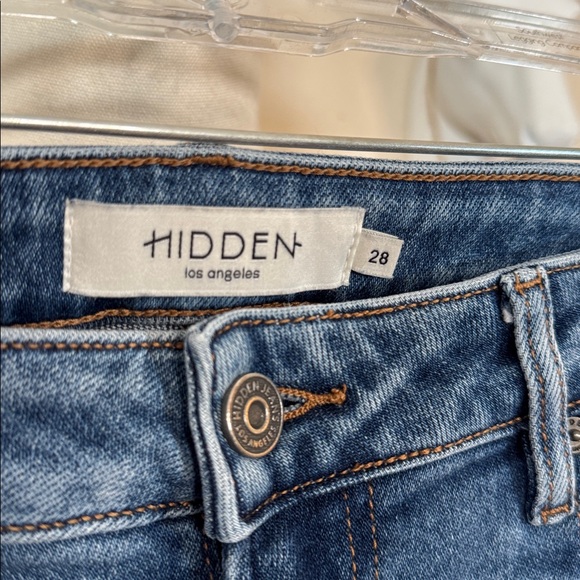 Sz 28 Hidden Distressed Blue Jeans - Picture 2 of 6